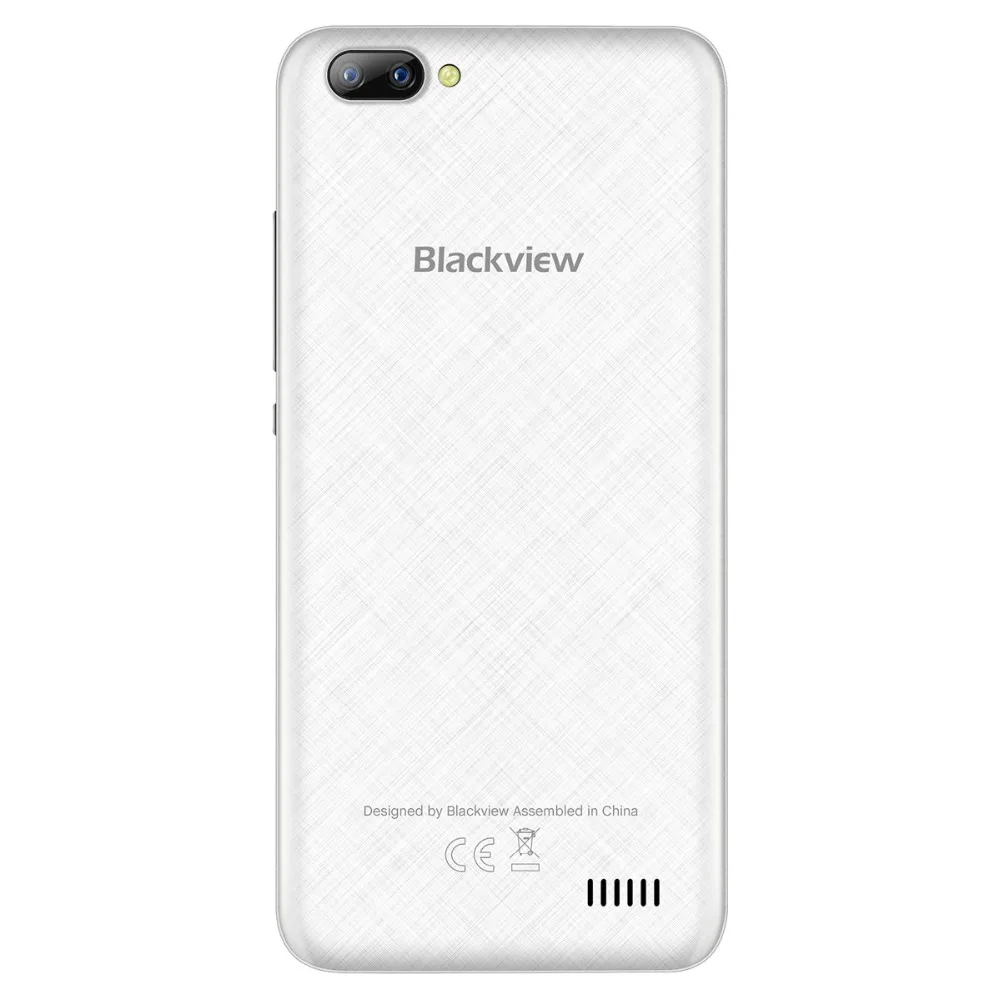 Blackview A7 MT6580A четырехъядерный мобильный телефон 5,0 дюймов двойная задняя камера Android 7,0 смартфон 2800 мАч 1 Гб ram 8 Гб rom мобильный телефон