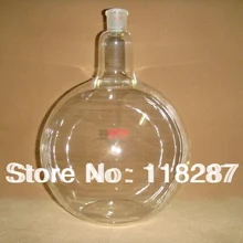 5000 мл(5л) фляга, одно горлышко, очень тяжелая стена, с 24/29 соединением