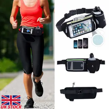 

2019 Hydration Belt Bum Bag Outdoor Sport Running Jogging Waist Water Bottle Holder