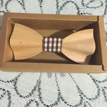 Бран Творческий Дерево Галстук весело двигаться мужчин для отдыха деревянные галстуки-бабочки бабочкой бабочки