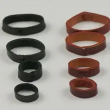 20 шт кожаный ремешок удерживающее кольцо петля кольцо Хранитель черный/коричневый ремешки ремонт пряжки