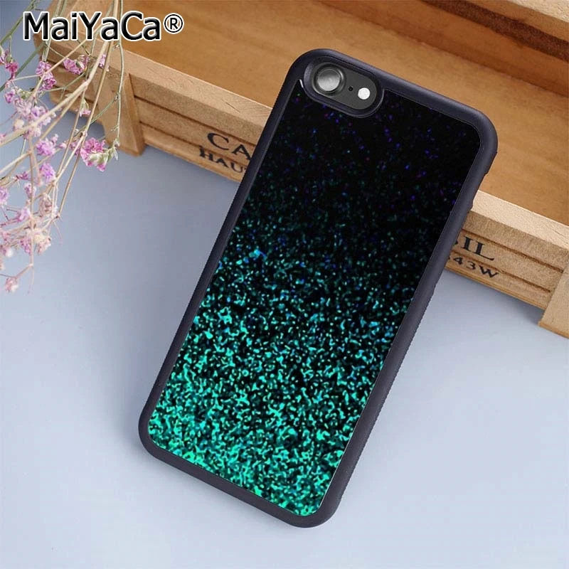 MaiYaCa мятный блеск (не настоящий блеск) чехол для телефона iPhone 5 6 s 7 8 plus 11 12 Pro X XR XS max