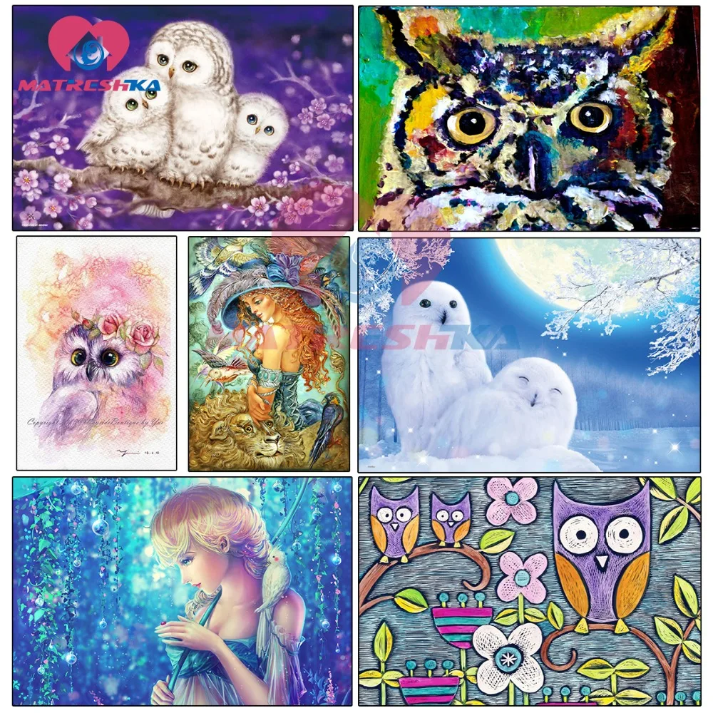 

diamond painting animals owl pictures of rhinestones sale Diamond embroidery picture of rhinestones diamond mosaic home decor