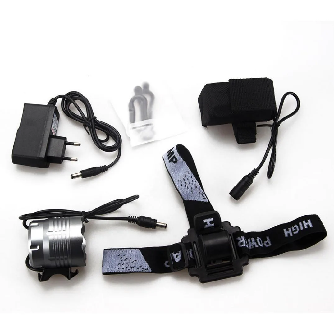 Waterproof 10000Lm 5x XM-L U2 LED Bicycle Light Torch Headlamp + Battery rechargeble LED bicycle light new A30
