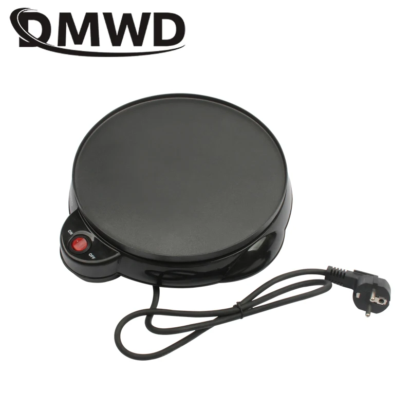 DMWD Electric Egg Crepe Maker Baking pizza pan pancake Cooker Non-stick Plate Teppanyaki spring roll Breakfast machine 220V-240V