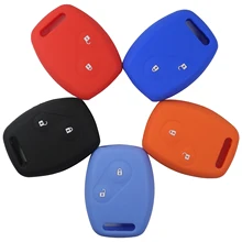 Jingyuqin дистанционный 2b автомобильный чехол для ключей силиконовый для Honda Accord Civic CRV Pilot ключ крышка Держатель Стайлинг
