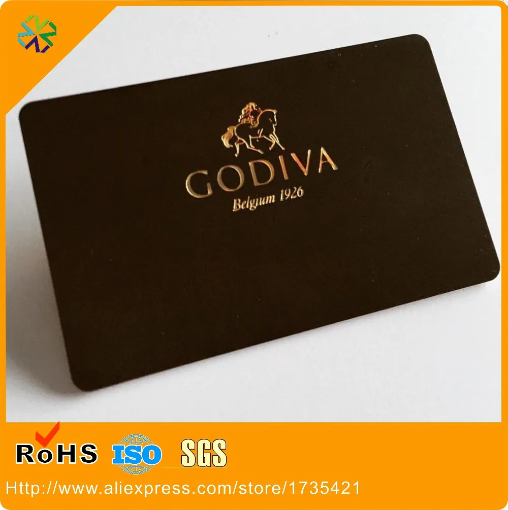 Cmyk Fset Printing Custom Plastic PVC Black Business Cmyk Fset Printing Custom Plastic PVC Black Business