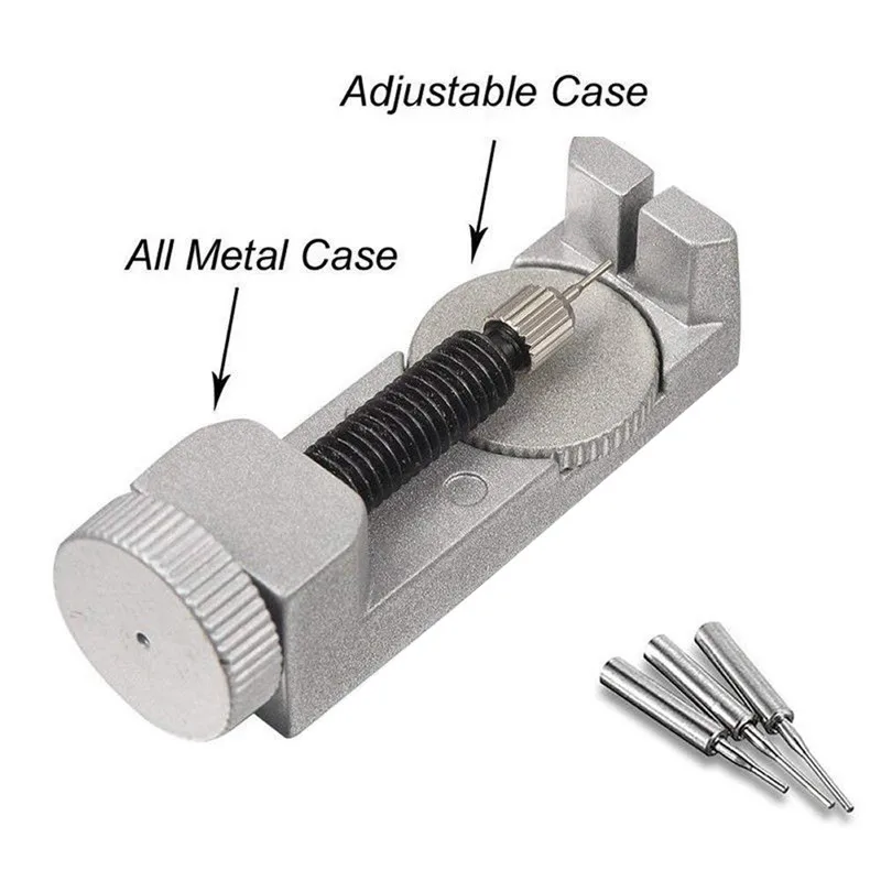 Watch Link For Band Slit Strap Bracelet Chain Pin Remover Adjuster Repair Tool Kit Detaching Device Kits with Free 3 Pins (2)