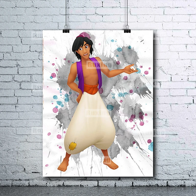 

5D DIY diamond Painting Cartoon Aladdin Cross Stitch kits round resin diamond embroidery pattern home decor gift wall stick