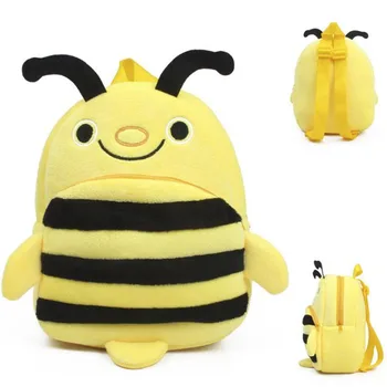 

2018 Plush Children Bee Backpacks Students In School Bag Backpack Boy Girl Bag Kids Baby Bags For Kindergarten Schoolbag