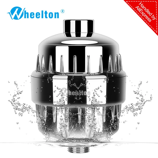 Best Price In-line bathroom Shower Filter bathing water filter purifier water treatment Health softener Chlorine Removal Free Shipping