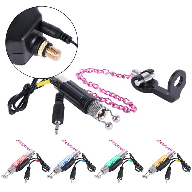 

Hot New LED Light Fishing Swinger Stainless Steel Chain Indicator Outdoor Fishing Bite Accessories Supplies