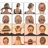 6 couleurs outil de bricolage accessoires de cheveux perruque synthétique beignets bourgeon bandeau boule français torsion français magique chignon fabricant doux cheveux Braider 3