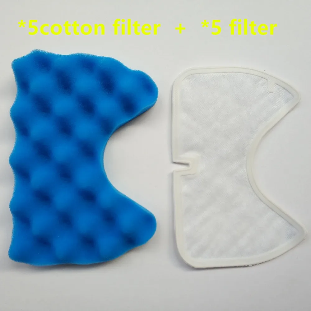 

5 sets Robot Vacuum Cleaner Parts HEPA Filter for Samsung Cup DJ97-01158A SC65 SC66 SC67 SC68 series Vacuum Cleaner dust filter