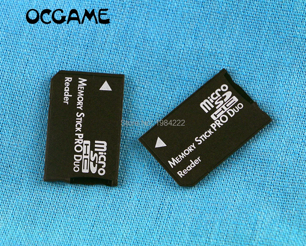 Ocgame 2 Pz/Lotto Micro Sd Sdhc Tf A Memory Stick Ms Pro Duo Reader Per Psp1000 2000 3000 Psp 1000 2000 3000 Convertitore Adattatore