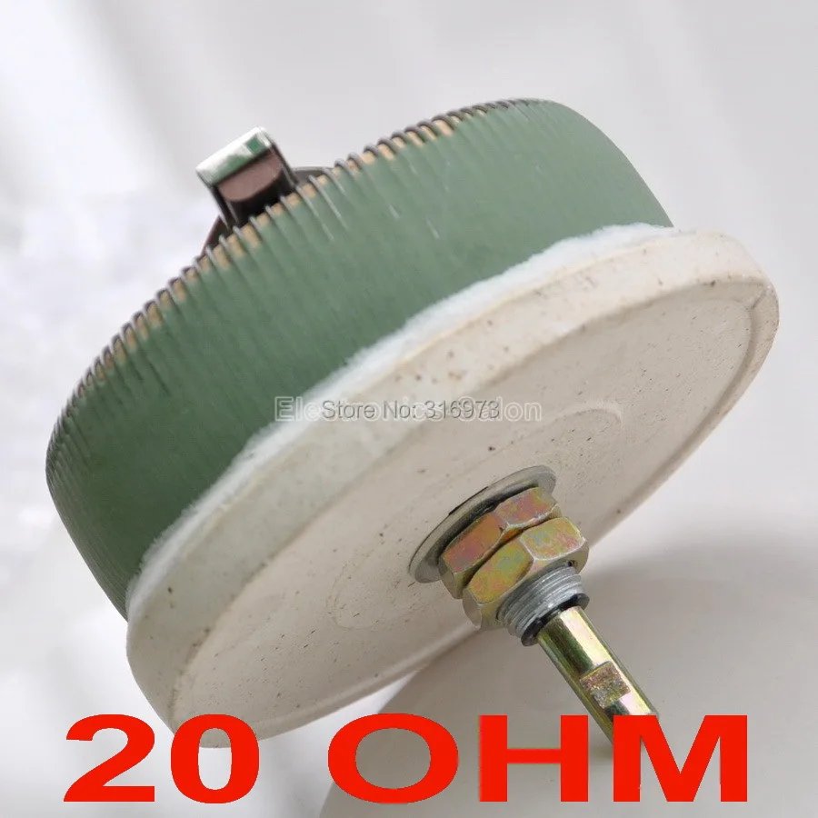 100W 20 OHM High Power Wirewound Potentiometer, Rheostat, Variable Resistor, 100 Watts. 100W 20 OHM High Power Wirewound Potentiometer, Rheostat, Variable Resistor, 100 Watts.