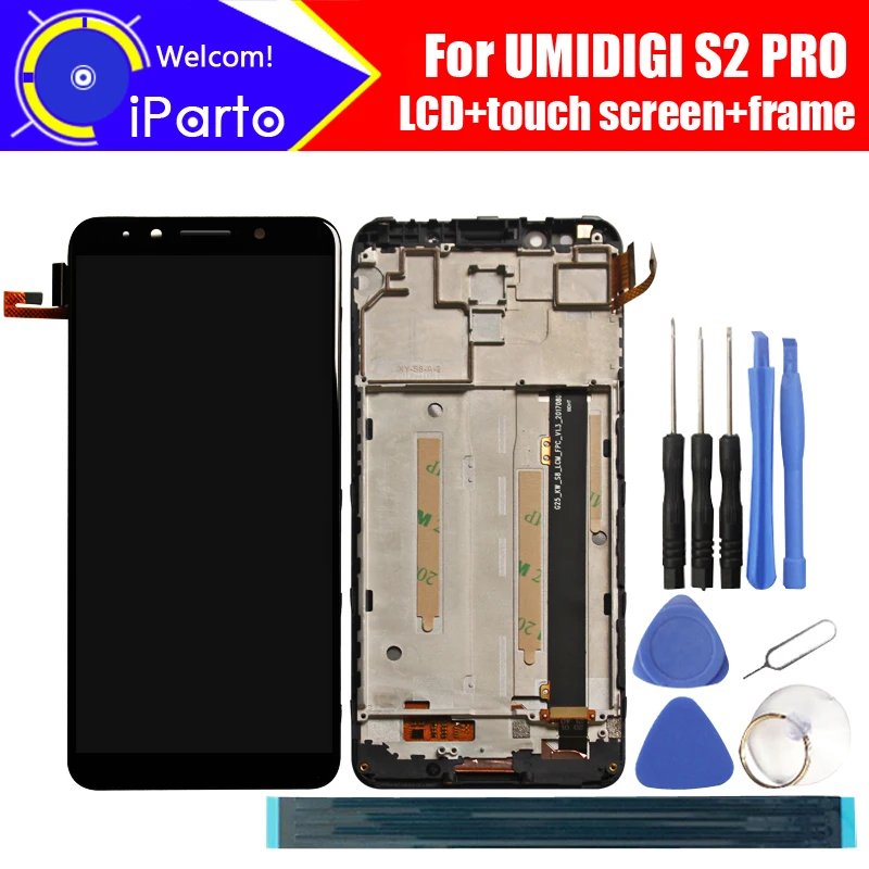 

6.0 inch UMIDIGI S2 Pro LCD Display+Touch Screen Digitizer+Frame Assembly 100% Original LCD+Touch Digitizer for UMI S2 Pro