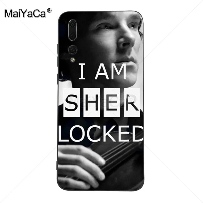 Роскошный модный 2D чехол MaiYaCa для телефона с надписью i am шерлоком Холмсом Huawei mate 9