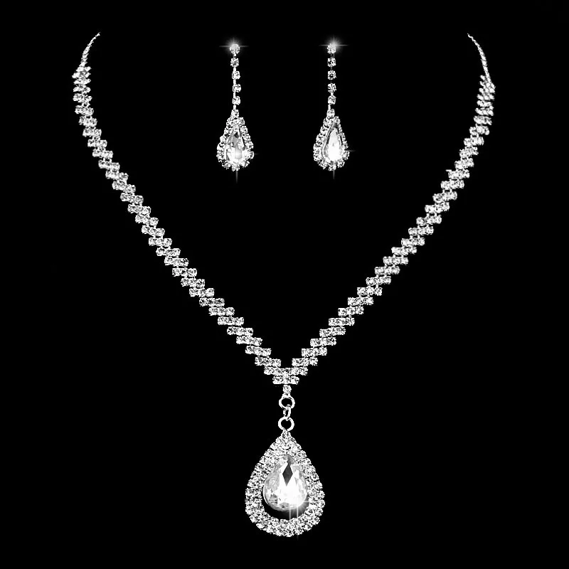 diamante wedding jewellery sets