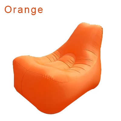 Светильник спальный мешок водонепроницаемый надувной мешок ленивый диван кемпинг спальный мешок s надувная кровать для взрослых пляжное кресло для отдыха быстрое складывание - Цвет: Orange
