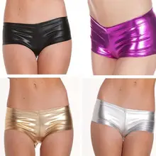 Женские стринги, боксеры, трусики, ПВХ кожа, нижнее белье, для танцев, выпускного вечера, нижнее белье, сексуальные удобные трусики