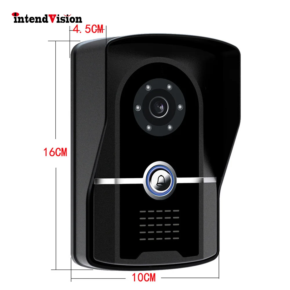 Intendvision 7 ''Интерком ИК камера водонепроницаемая дверная телефонная система