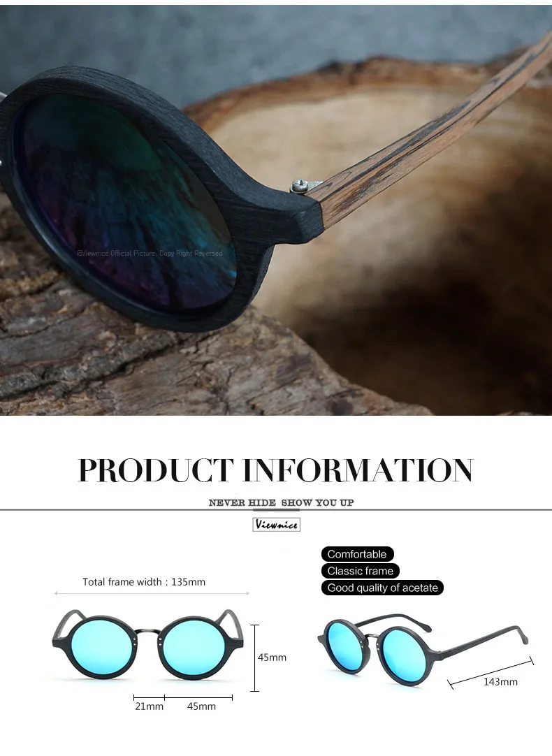 Vision Gafas de sol Hombre деревянный поляризованный Polaroid вогнуто-выпуклые стекла для солнцезащитных очков de soleil pour femmes homme miroir anti-UV400 V251205