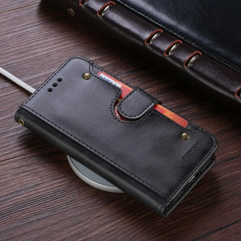 

Premium Leather Wallet Case For iPhone Xr X Xs Max Luxury Purse For 6 6S 8 7 Plus 5 5S SE Card Holder High Protective Cover Capa