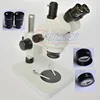 ¡Envío Gratis! 3.5X180X soporte de pilar de mesa Zoom magnificación Trinocular microscopio estéreo SZM2.0X SZM0.5X lente ► Foto 1/5