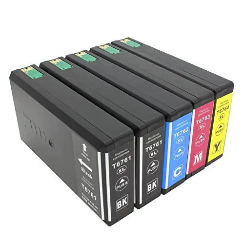 5 Pack Ink Cartridges Compatible for Epson 676 T676XL WorkForce WP-4520 4530 4533 4540 4590 4010 4020 4023 4090 Printer | Компьютеры и