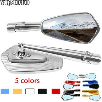 

Universal CNC Motorcycle Rearview Mirrors Motorbike Accessories Side Mirrors for benelli buell Husqvanrna DUCATI Suzuki BWM KTM