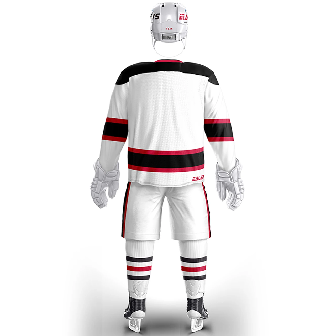 Струи Дешевые дышащие пустой тренировочный костюм хоккейные майки индивидуальные E072