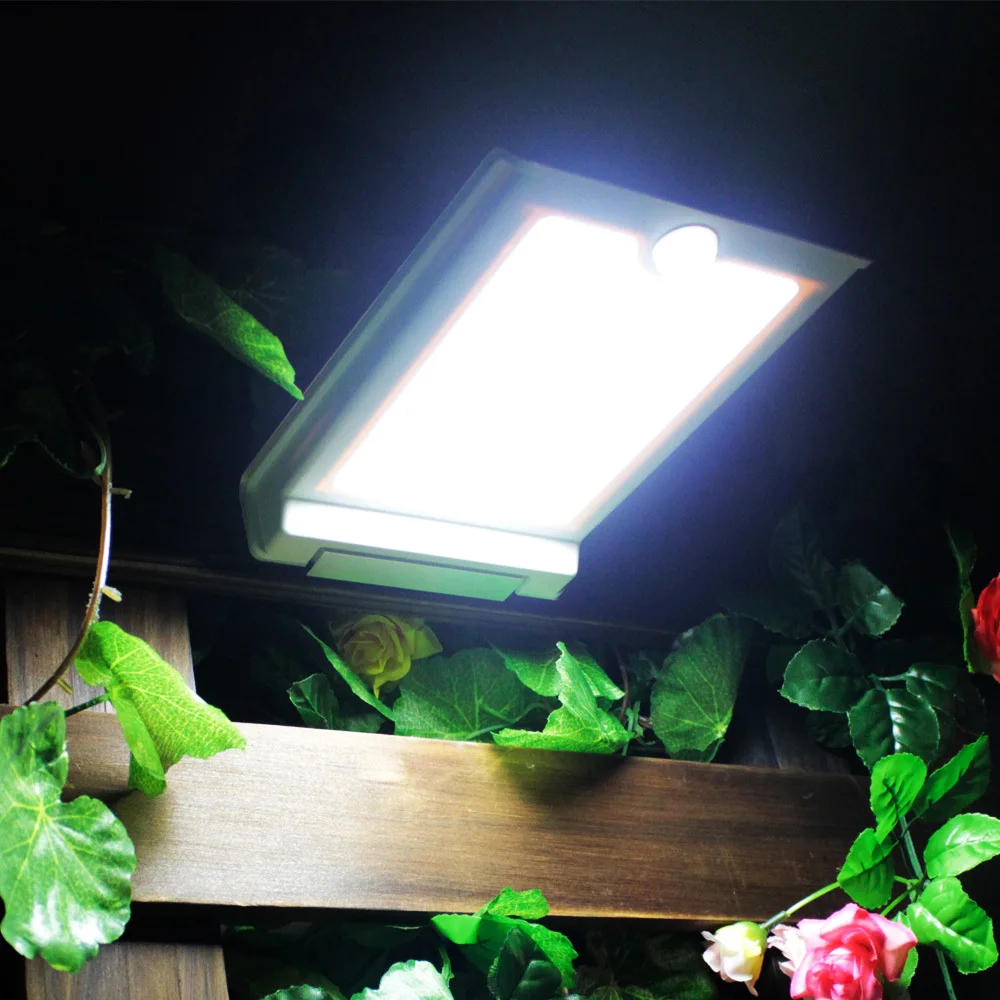 Super Bright 46 LED Outdoor Solar Lights Power Light With PIR Motion