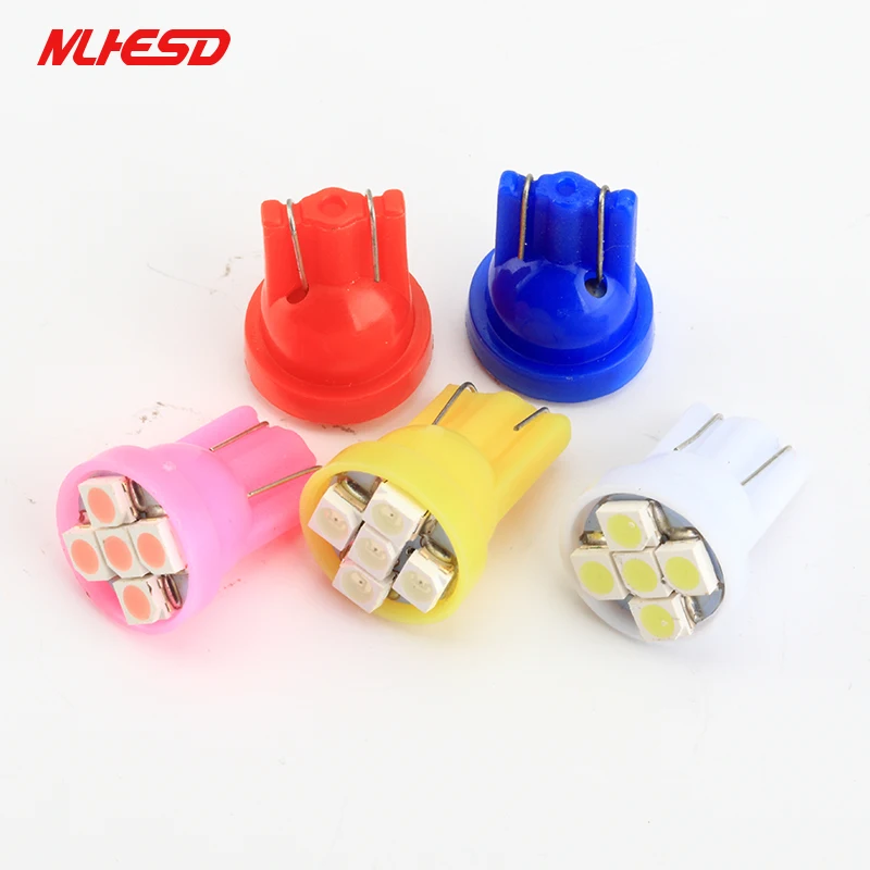 100pcs/lot T10 168 192 W5W white 5smd 5 smd 1210 LED Car marker light parking bulbs Door Lights reading Instrument super bright |