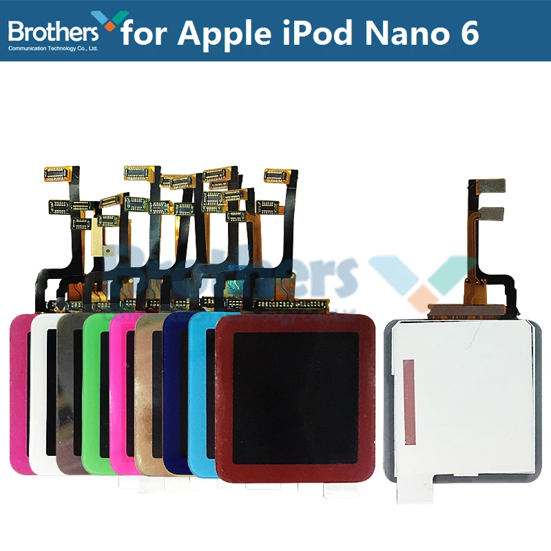 Display Lcd Per Apple Ipod Nano 6 Schermo Lcd Touch Screen Digitizer Per Ipod Nano 6 Assemblaggio Lcd Test Di Sostituzione Del Telefono Originale