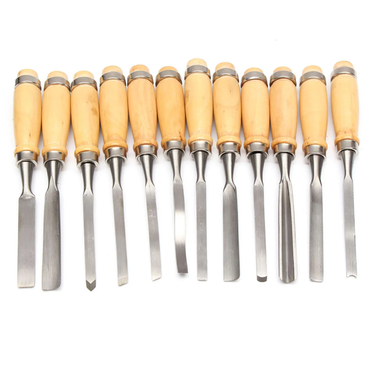 

12 Piece a set Wood Carving Hand Chisel Tool Set Woodworking Professional Gouges New Arrival DIY