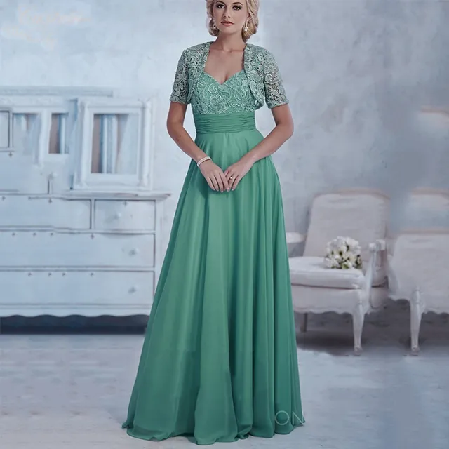 Plus Size Mother of the Bride Dresses in Mint