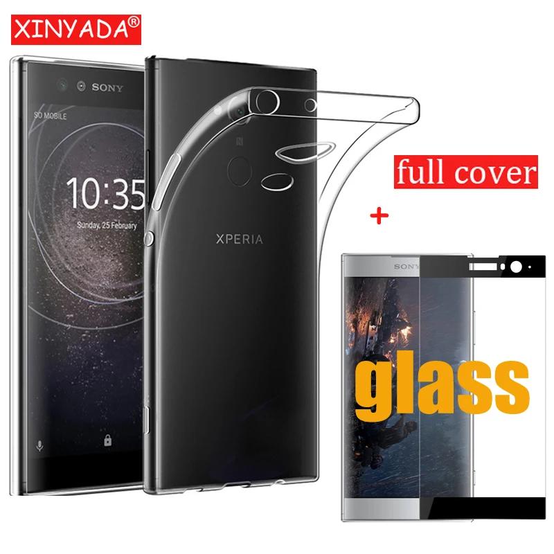 Мягкий прозрачный чехол для телефона Sony Xperia L2 XA2 XA3 Ultra Plus задняя крышка
