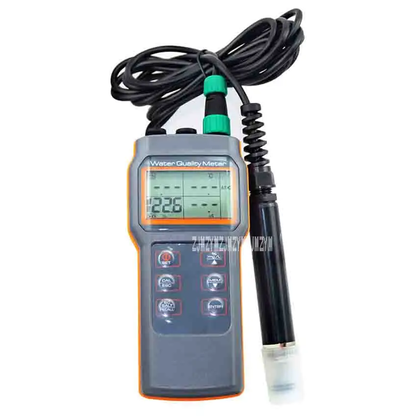 ZJMZYM портативный AZ-8603 Измеритель Растворенного кислорода с качеством воды растворенный кислородный тестер PH Измеритель проводимости солености