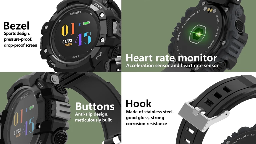PETENRY F7 Смарт-часы gps открытый трекер Мульти Спорт компас Bluetooth Водонепроницаемый монитор сердечного ритма Для мужчин Smartwatch