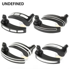 Мотоцикл черный отрезной слот трек гоночная крышка седловой сумки Lifter защелки рычаги для Harley Touring FLT- неопределенные