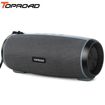 

TOPROAD Portable Bluetooth Speaker Wireless Stereo Soundbox Big Power 10W Subwoofer Column Speakers Support TF FM Radio USB TWS