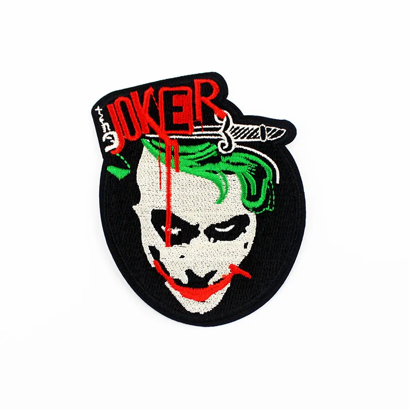 Мода Джокер вышитые патчи железные на креативные значки Наклейки Аппликации полосы для ткани украшение для рюкзака