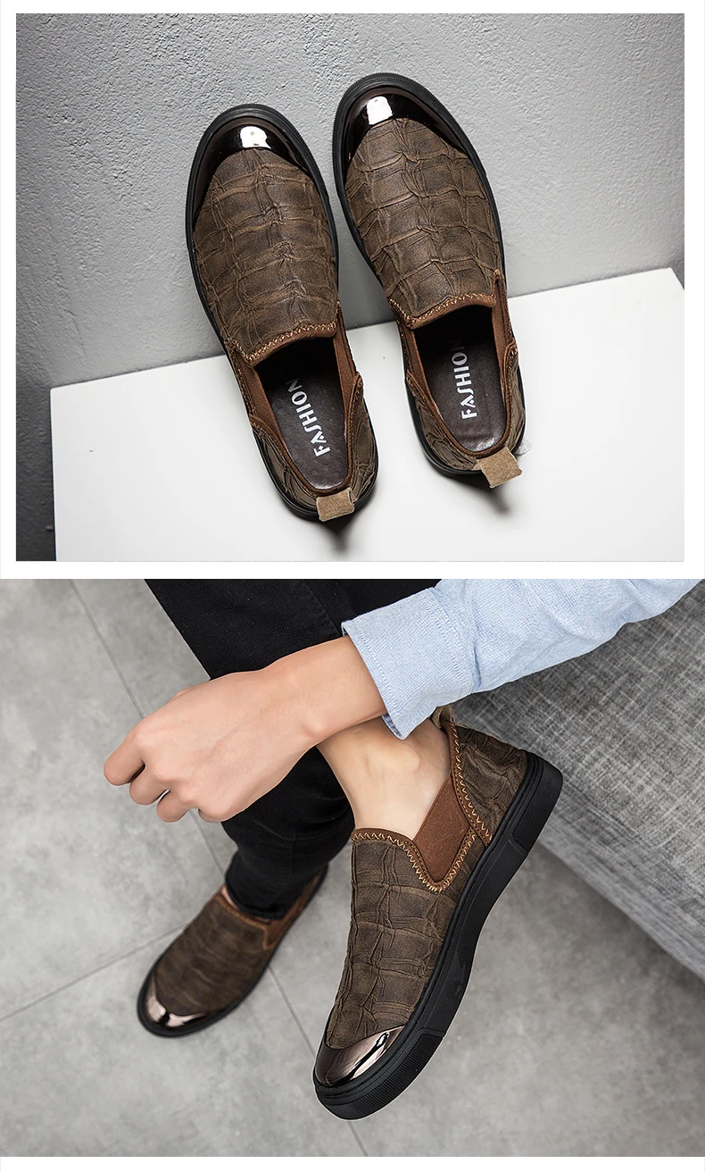 Misalwa/Мужская обувь; высокое качество; Zapatos de Hombre; ; Лоферы без шнуровки; нескользящие мужские мокасины для вождения в стиле ретро; обувь для отдыха