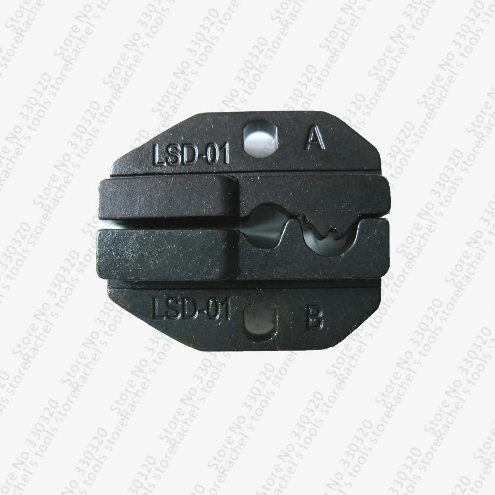 

A01 crimping die set for crimping non-insulated heating film terminals