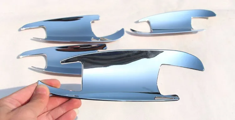 chrome car door handle bowl for mercedes benz c class w204 (4)