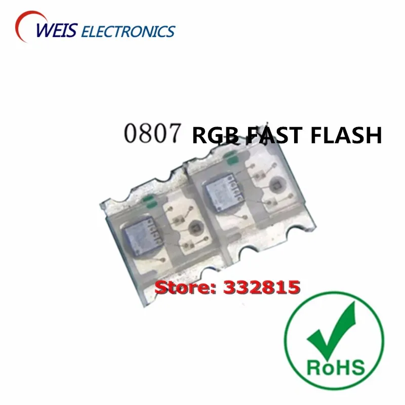 

100PCS 2.0*1.8*0.8mm 2018 0805 0807 RGB FAST FLASH lamp LED RED BLUE GREEN Automatic flash Light beads WHOLESALE Free shipping