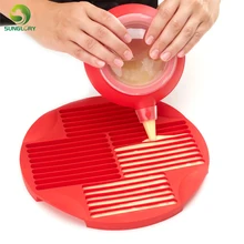 DIY Cake Decorating Tools Homemade Non-stick Silicone Stick Pan Chocolate Cookie Biscuit Bar Mold To Make 30 Sticks In 5 Minutes trendy non stick diy ornament