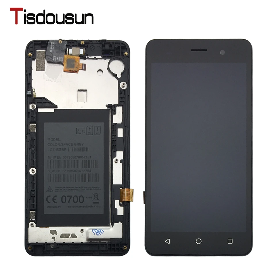 

For Wiko Lenny 3 LCD Display+Touch Screen 100% Good Screen Digitizer Assembly Replacement For Wiko Lenny 3 with frame +Tools