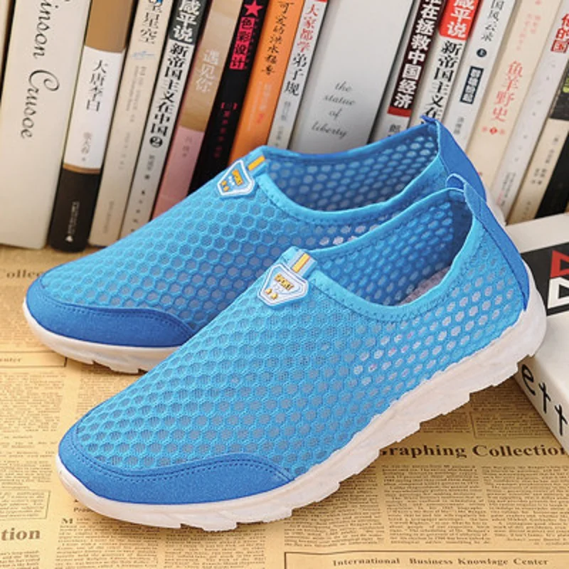 Women's Comfort Mesh Lok Fu Shoes Women's Slip Flat Vulcanized Shoes Women's Shoes Large Size Casual Breathable Shoes